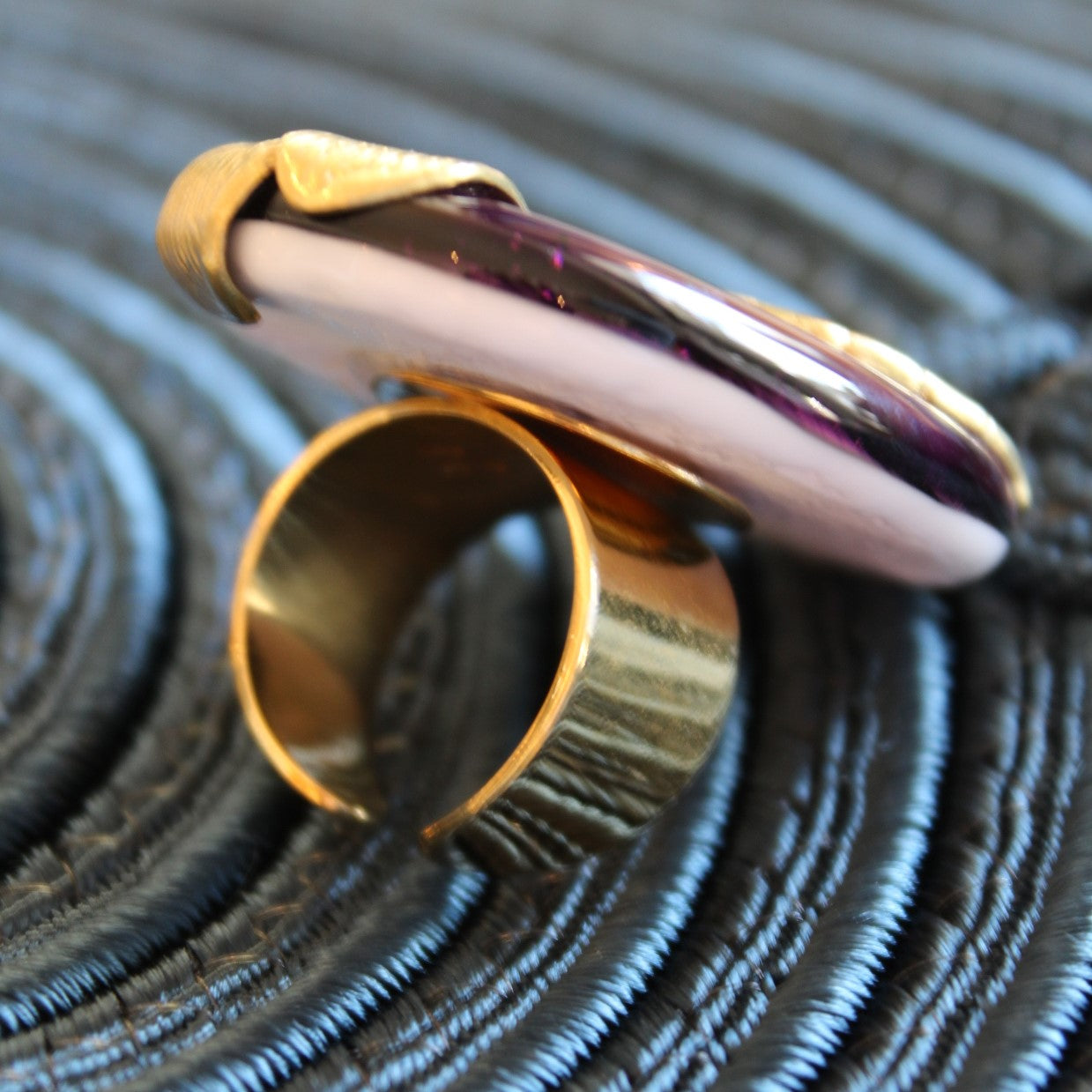 Bague en verre de Murano