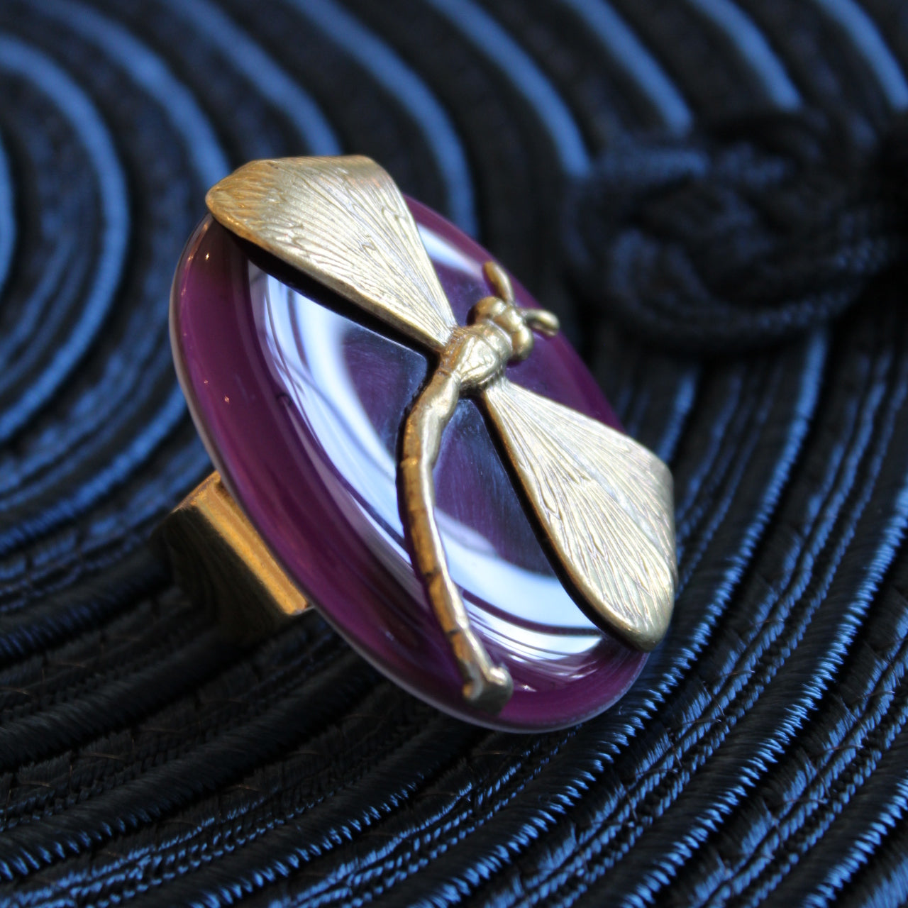 Bague en verre de Murano