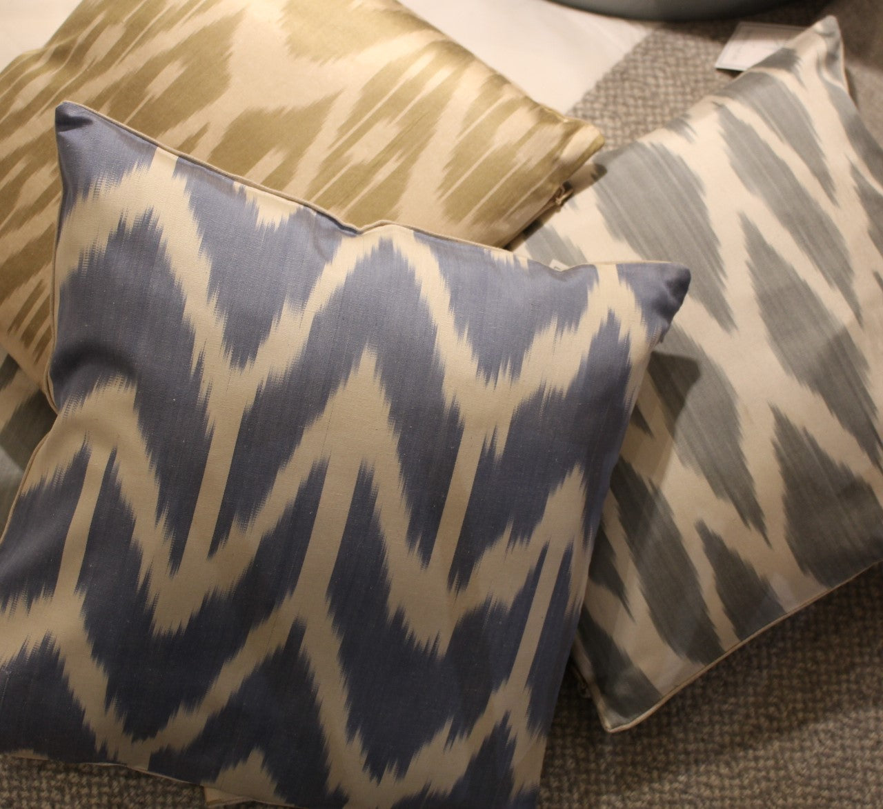 Housse De Coussin Ikat Soie
