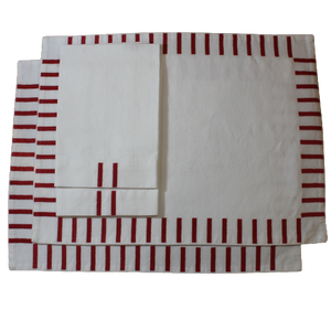 Ensemble 2 Sets & 2 Serviettes de table