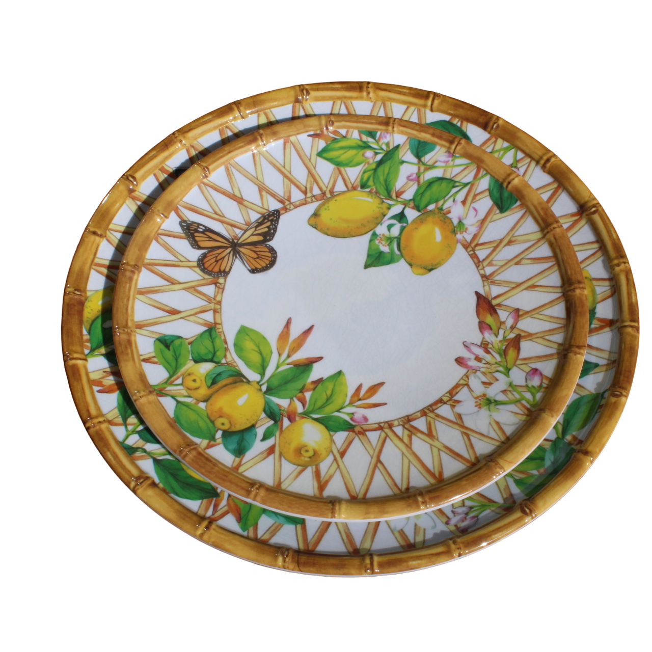 Assiette Citrons en Mélamine