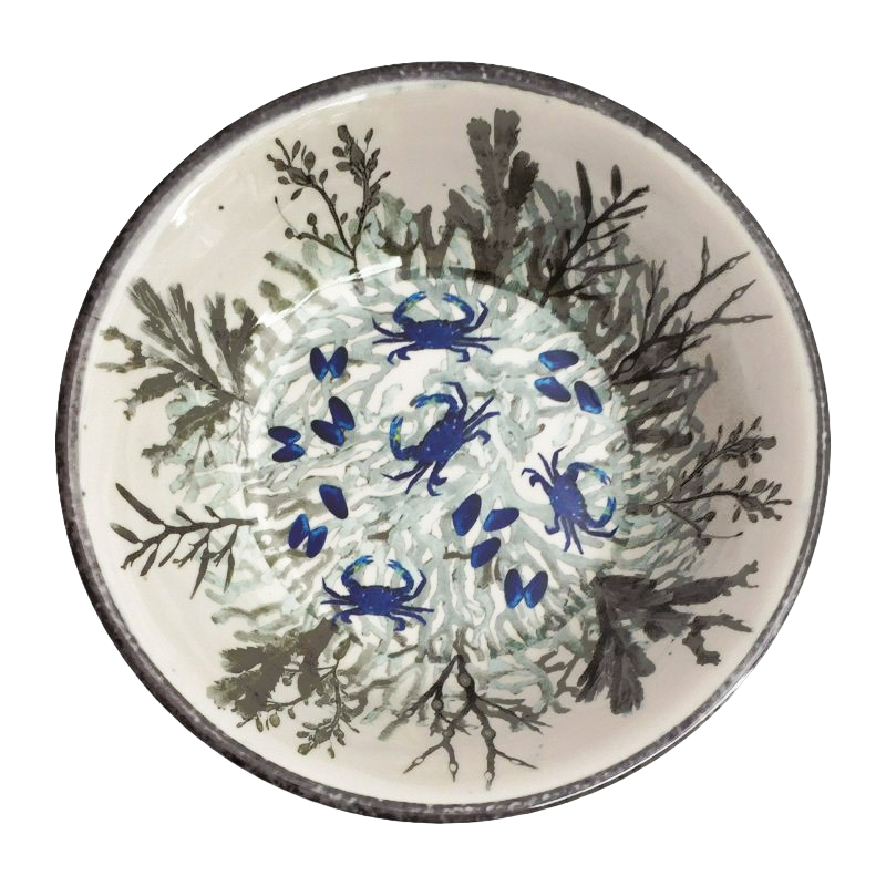 Assiette Creuse Mélamine Mer