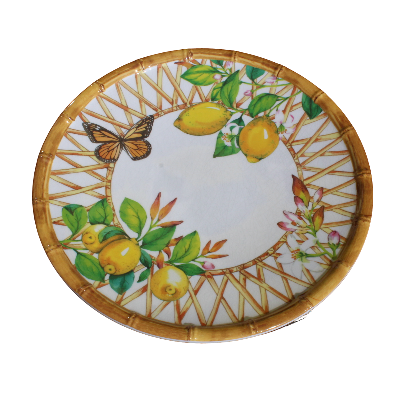 Assiette Citrons en Mélamine