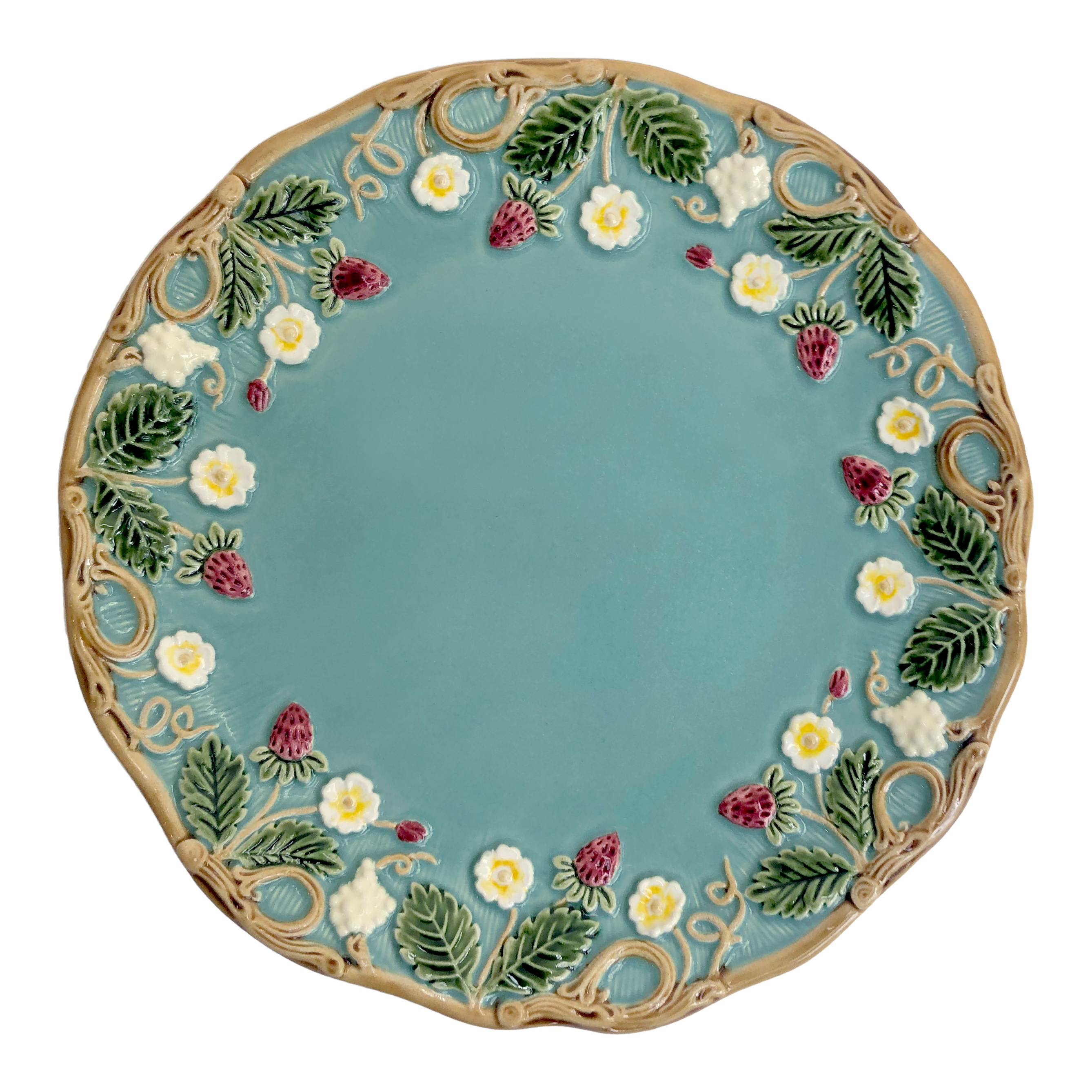 Assiette Plate & Dessert en Barbotine