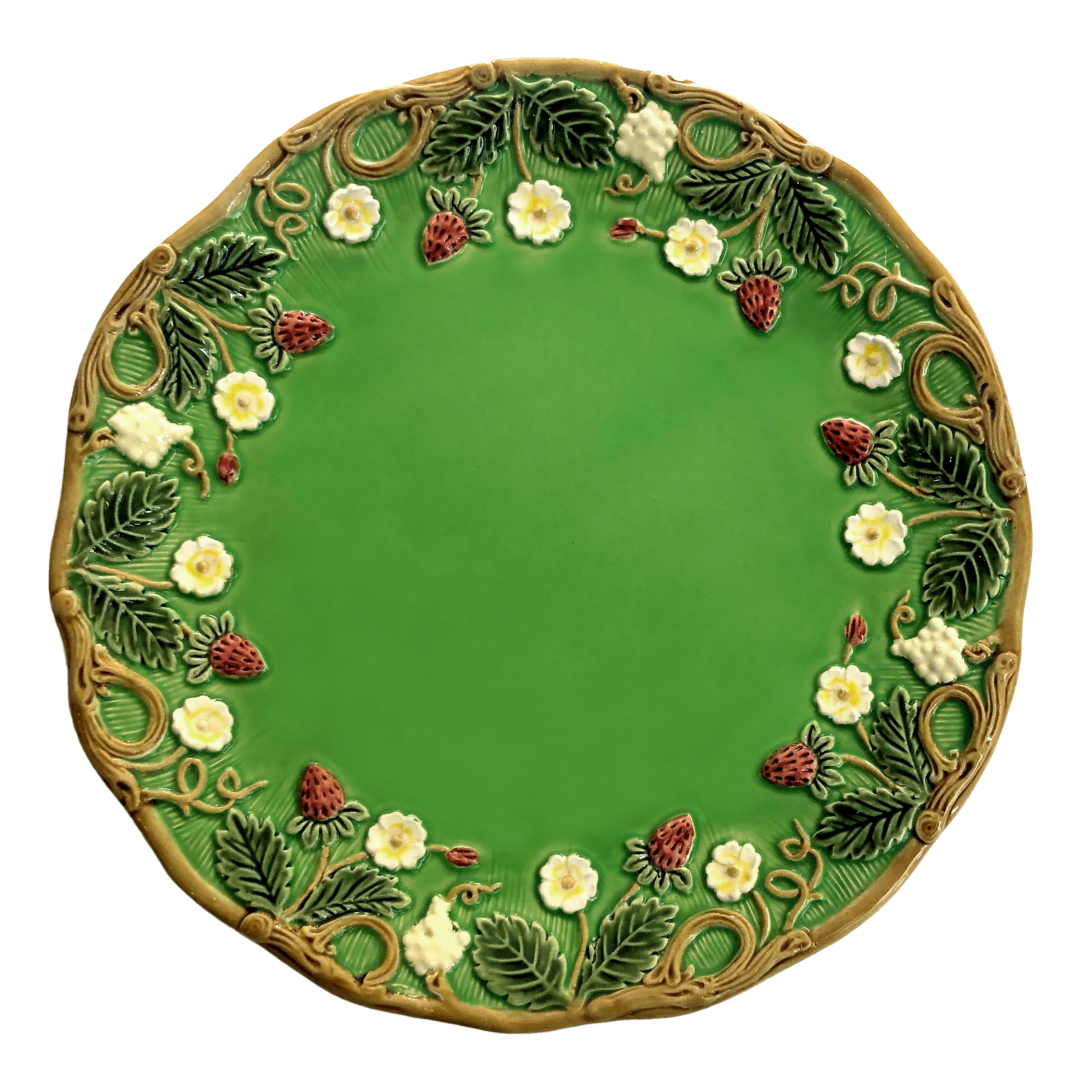 Assiette Plate & Dessert en Barbotine