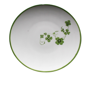 Assiette Porcelaine Trèfle