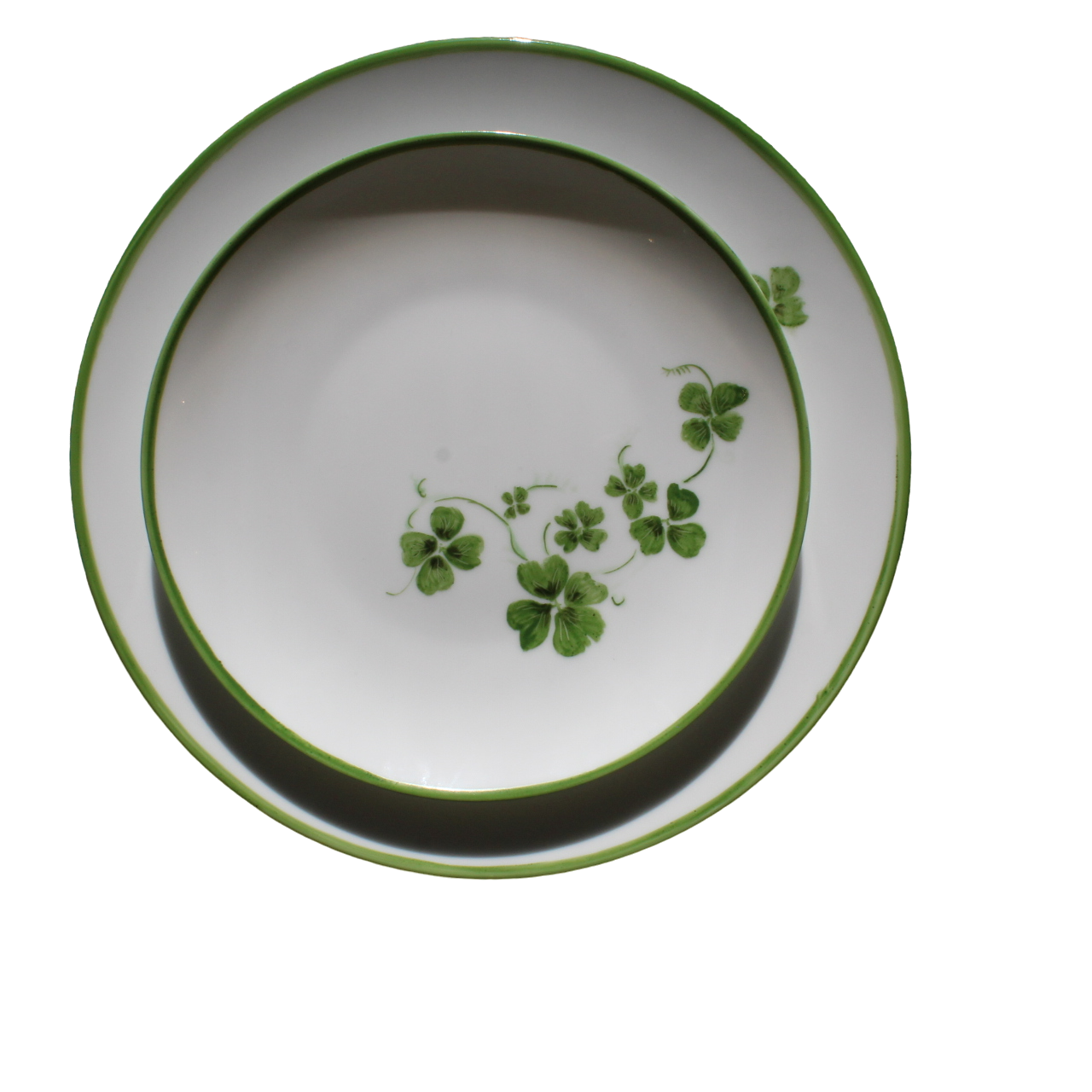 Assiette Porcelaine Trèfle