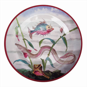 Coffret 6 Assiettes Tôle Poissons
