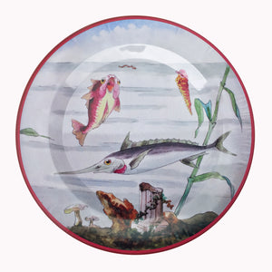 Coffret 6 Assiettes Tôle Poissons