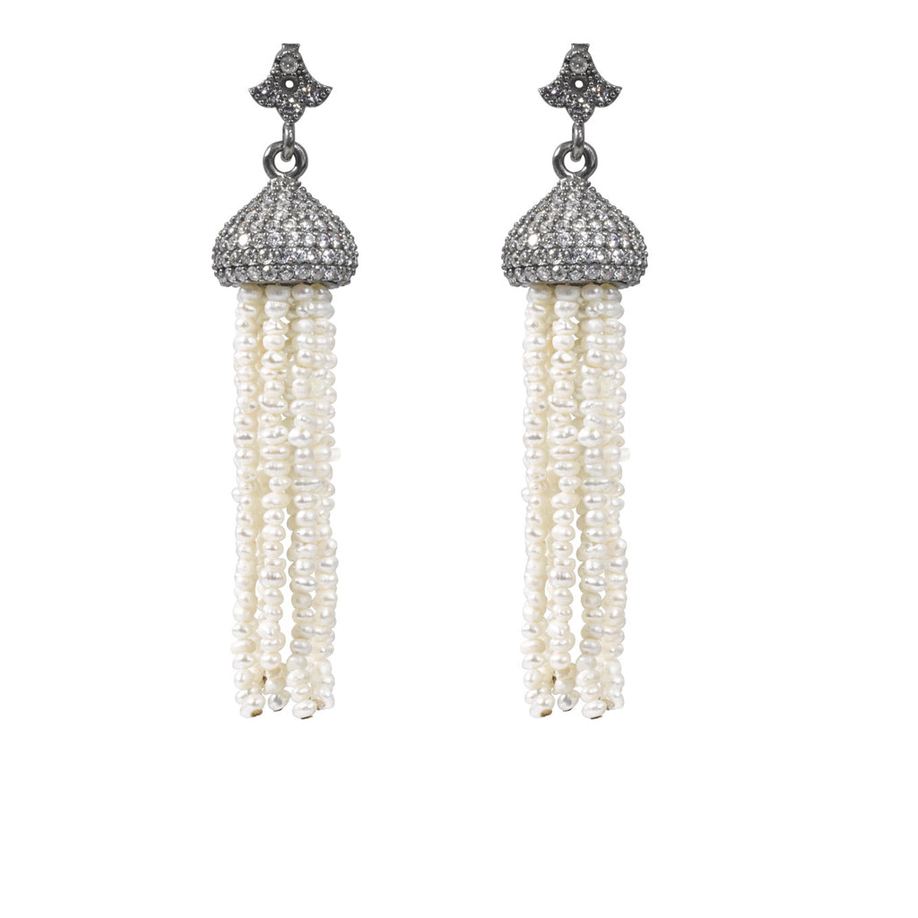 Boucles Oreilles Meduse Nacre