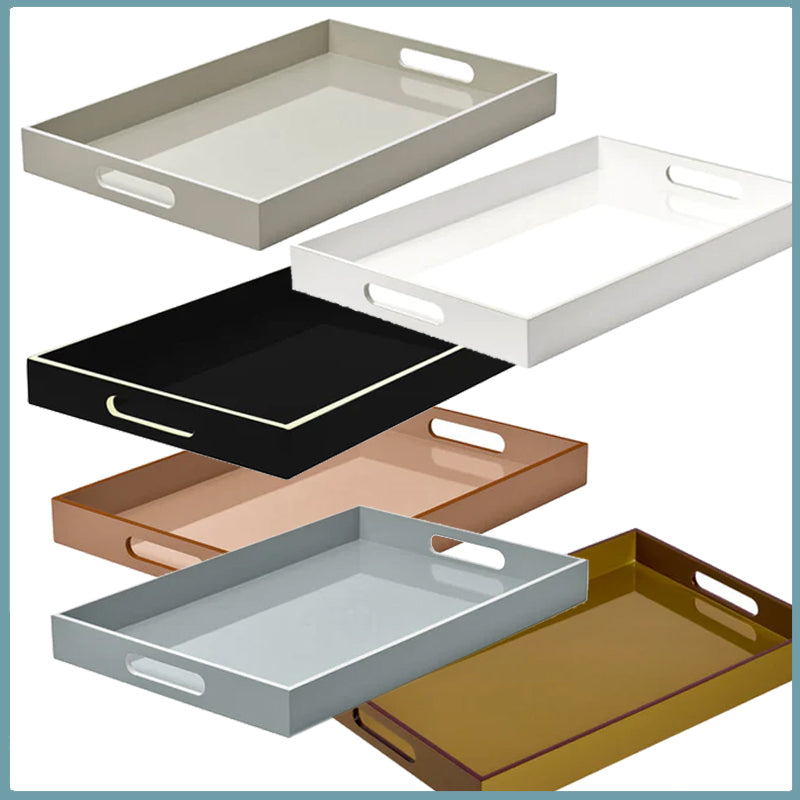Plateau Laqué Rectangle
