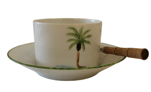 Tasse & Sous-Tasse Déjeuner Palmier
